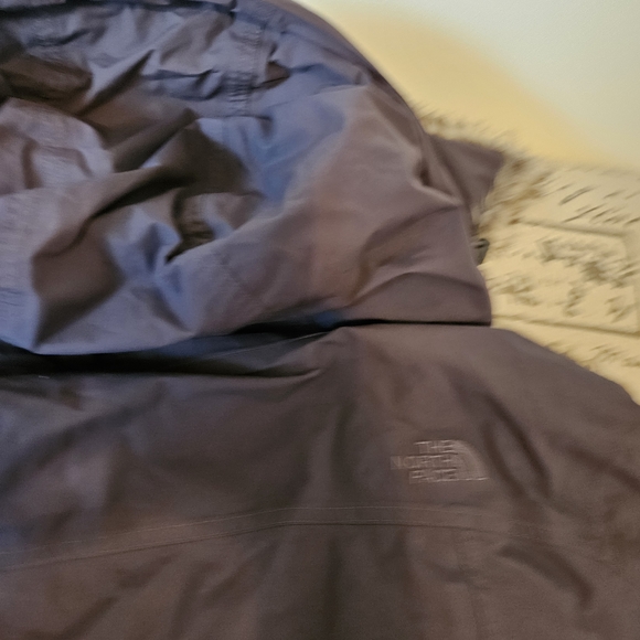 $368 The North Face Greenland Goosedown Gray Puffer W Fur Removable Hood Medium - Picture 9 of 12